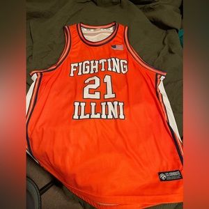Kofi Cockburn Fighting Illini Jersey